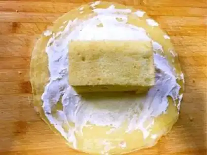 Make French gold bag step 14