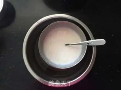 Make Pink pudding cake step 9
