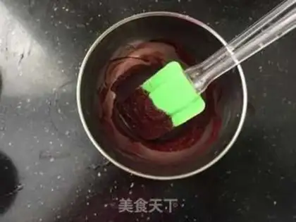 Make Pink pudding cake step 10