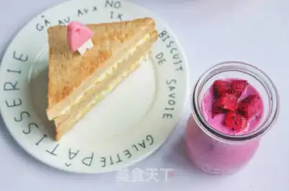 Make Red sugar egg sandwich step 19