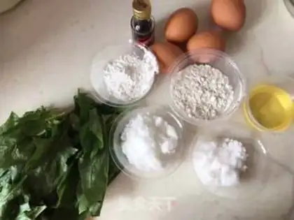 Make A spinach mud cake roll step 0