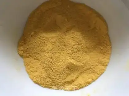 Make Horse hoof and egg yellow cookies step 2