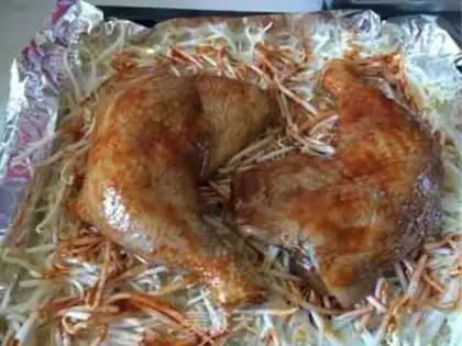 Make Roasted chicken legs step 6