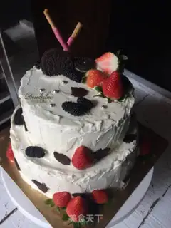 Make Double cream cake step 7