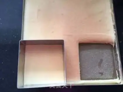 Make "Kyoto Facebook mousse cake." step 18