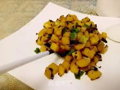 Make Plum and potatoes step 1