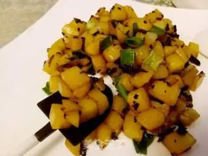 Make Plum and potatoes step 2