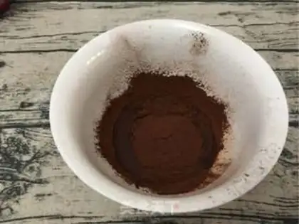 Make Chocolate Macalon step 1