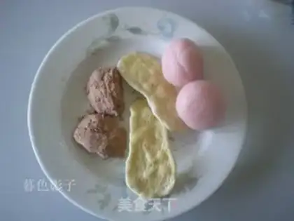 Make Pink love mooncake step 7