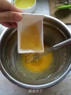 Make Mango heart mousse cake step 2