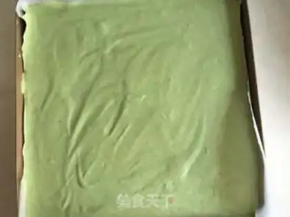 Make A spinach mud cake roll step 16
