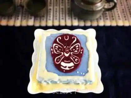 Make "Kyoto Facebook mousse cake." step 29