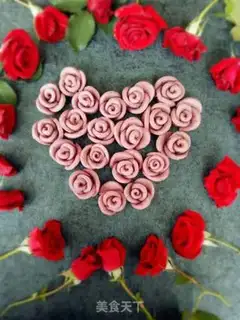 Make Purple roses step 13