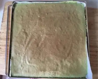 Make A spinach mud cake roll step 17