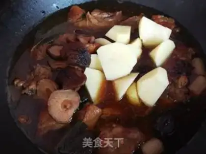 Make Duck and mushroom potatoes step 11