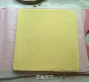 Make Mango heart mousse cake step 13