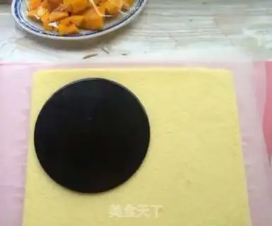 Make Mango heart mousse cake step 18