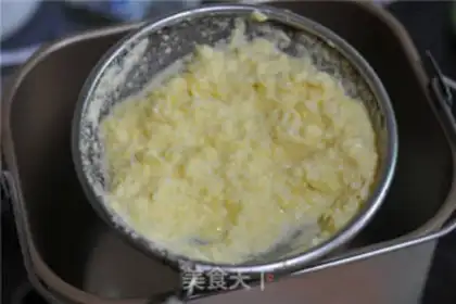 Make Corn juice mushroom bread step 1