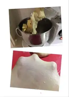 Make Light cream early bread step 3