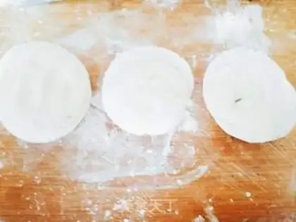 Make Onion cake step 7