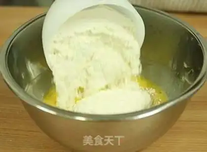 Make Sunflower fencake step 1