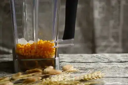 Make Frozen corn juice step 1
