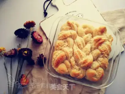 Make Coconut braids step 17