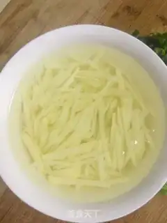 Make Clear the potatoes step 0
