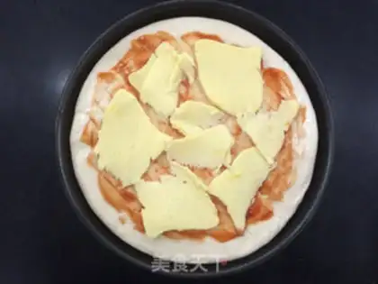 Make Ham shrimp pizza step 4