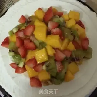Make A fruit cake step 19