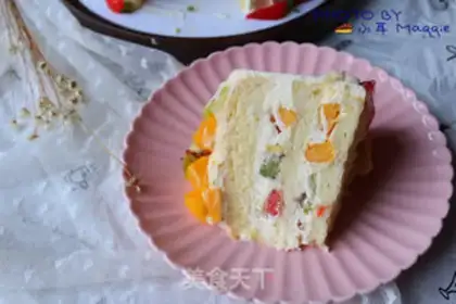 Make A fruit cake step 24