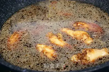 Make Red chicken wings step 4