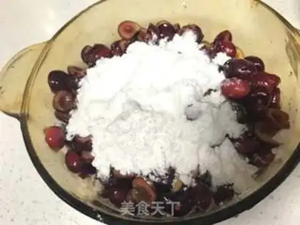 Make Cherry sauce step 1