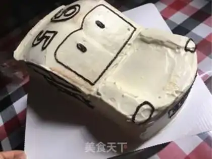 Make Car cake step 21