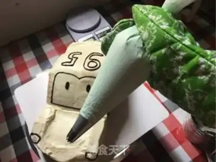 Make Car cake step 23