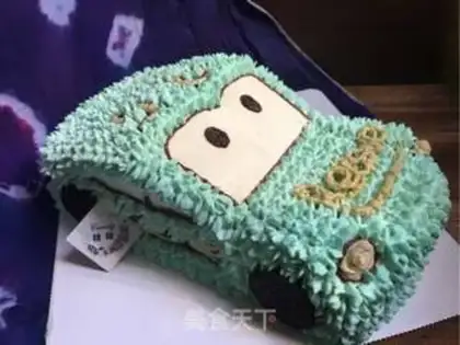 Make Car cake step 26