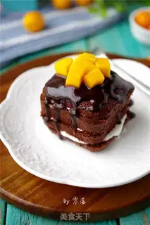 Make Mango cocoa cake step 15
