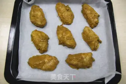 Make curry chicken wings step 2