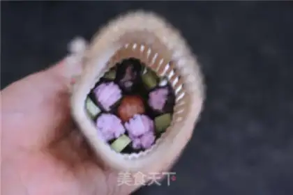 Make Flower sushi step 15