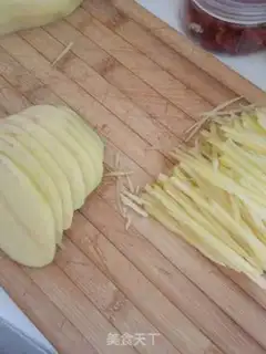 Make Dry potatoes step 1