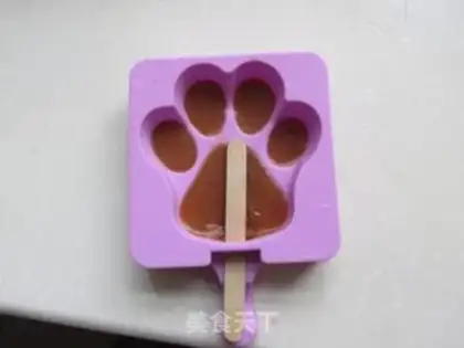Make Cherry yogurt ice cream step 4