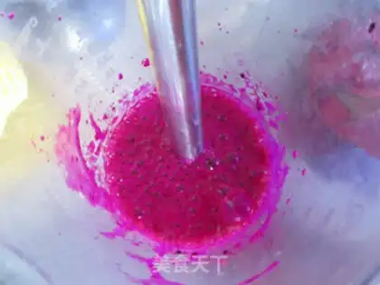 Make Flamingo ice cream step 3
