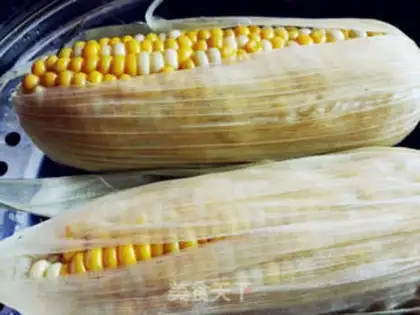 Make Coconut corn cake step 0