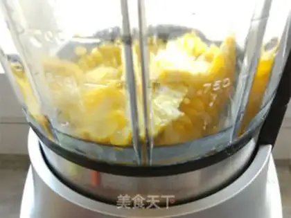 Make Coconut corn cake step 1