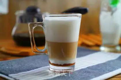 Make Chocolate latte step 8
