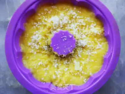 Make Coconut corn cake step 6