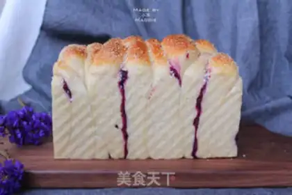 Make Potato coconut hand tore toast step 13