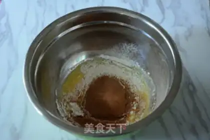 Make Cracker cake step 1
