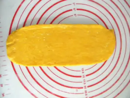 Make Pumpkin chocolate fan cookies step 5