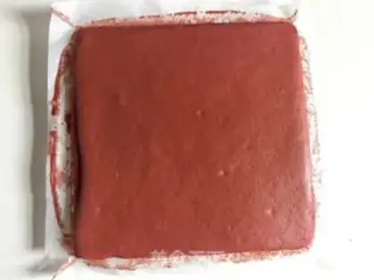 Make Mini-red velvet naked cake step 14